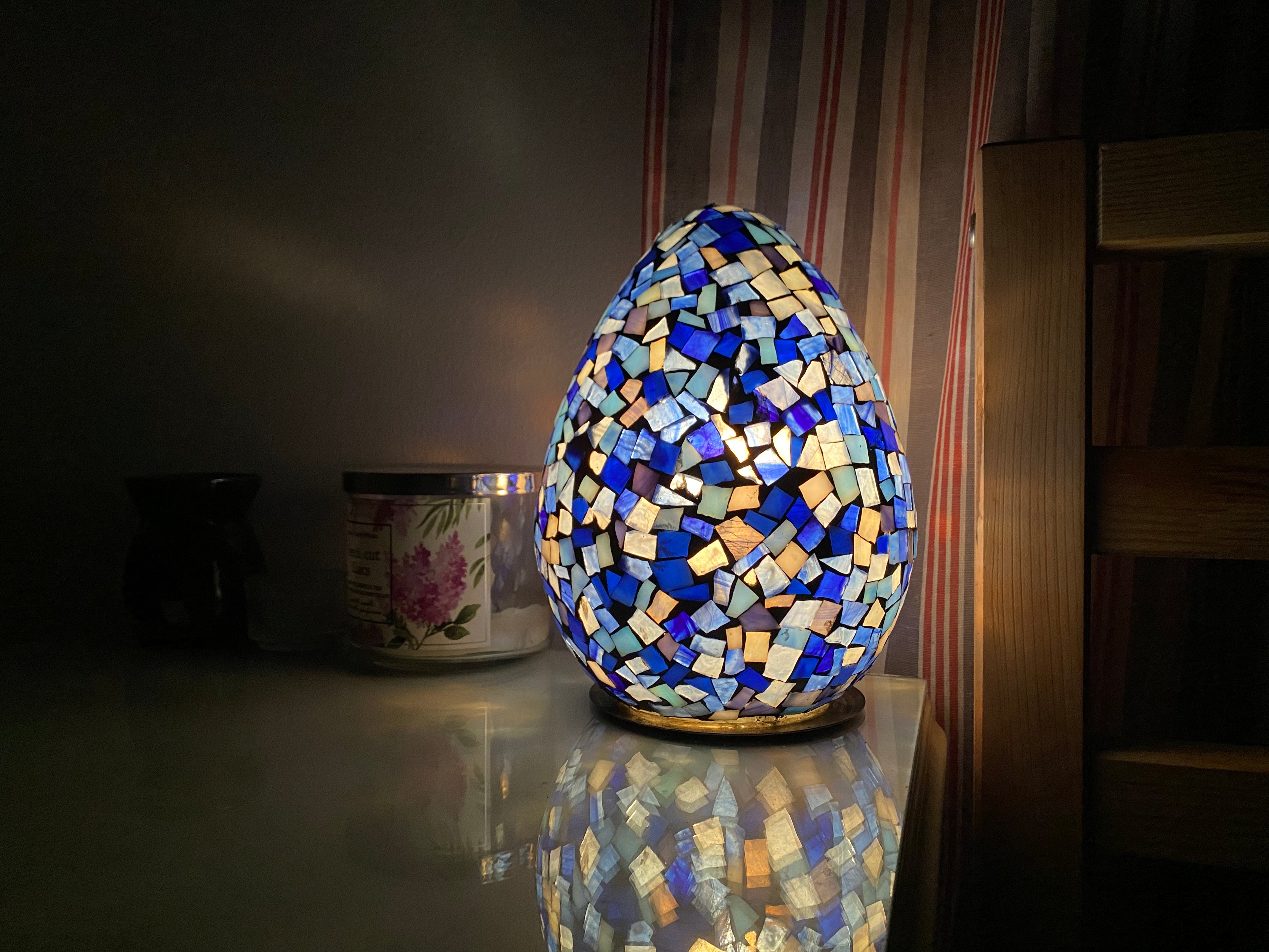 Glass Egg Lamps